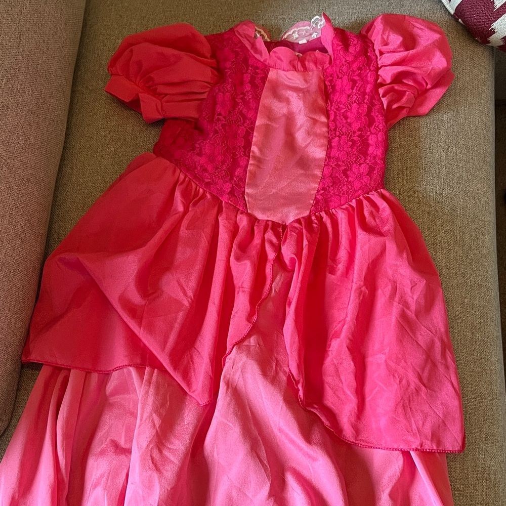 Pink Princess Peach Kids Costume